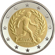 2 Евро Словакия 50-летие победы чехословацкой футбольной команды на чемпионате Европы 1976 г. (2026 года)